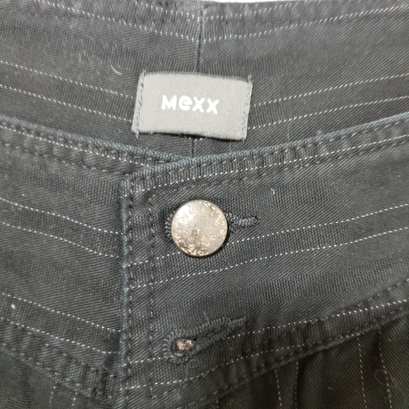MEXX striped double button new size 8 cotton polyester blend pants - Picture 4 of 11